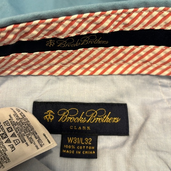 NWT Brooks Brothers Clark Embroidered Pants - nautical theme - size 31” x 32” - Picture 9 of 9